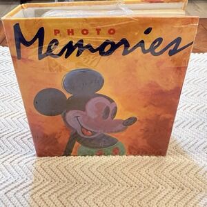 Mickey's Paper Company Walt Disney 90s Photo Album Photo Memories Vintage NWT
